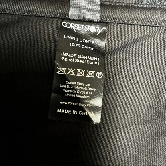 Corset Story Black Brocade Waist Taming
Overbust With Shoulder Straps 36 Waist - Picture 10 of 10